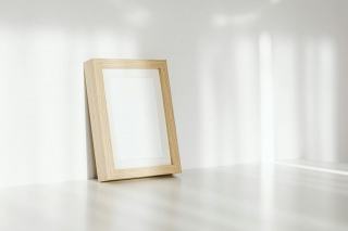 Cadre chêne clair : encadrement bois naturel et design